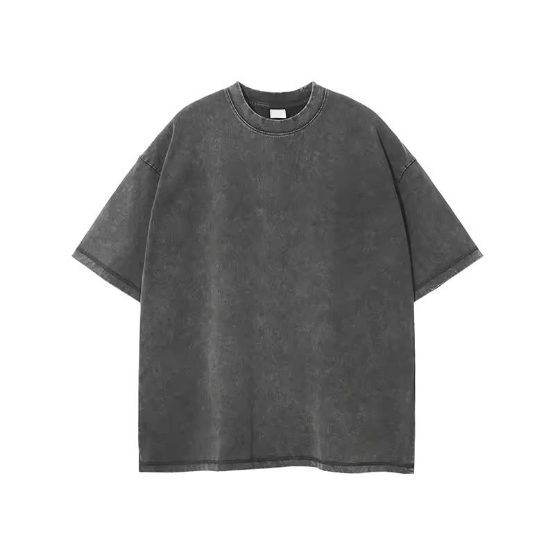 t-shirt vintage-gris foncé