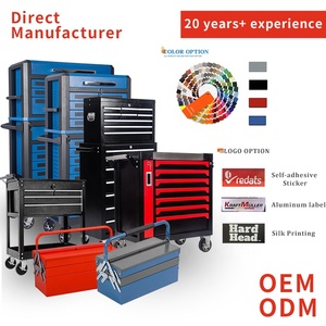 热卖专业多用途工具箱铁工具储物盒带抽屉组织器 - Product Image 5