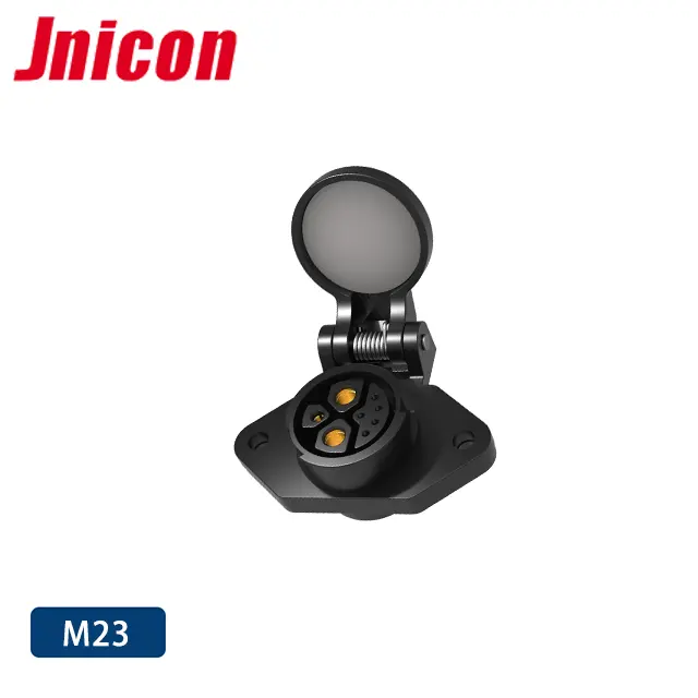 Jnicon M23 50A Power Signal Electric Wire Cable IP67 Waterproof Connectors for ebike E-motorcycle automotive