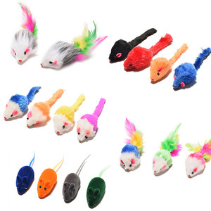 Ratón de peluche Ybgai contiene traje de hierba gatera, resistente a los arañazos y rechinar los dientes, ratones para gatos, juguetes para jugar con gatos - Product Image 3