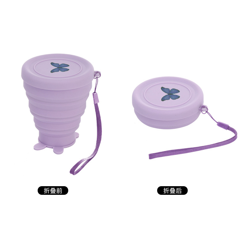 Light purple (with a butterfly print)