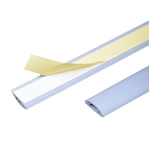 Wire Cover Protector Raceway Pvc Half <strong>Round</strong> Electrical Wire Cable Duct Channel, Cable Channel Pvc <strong>Trunking</strong> - Product Image 2