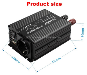 Kosun 3000w טהור כוח גל סינוס טהור inverter 24v dc 230v ac 110V דף הבית שלך פונקצית lcd להתאמה אישית lcd 50/60 hz 1a הוביל oem