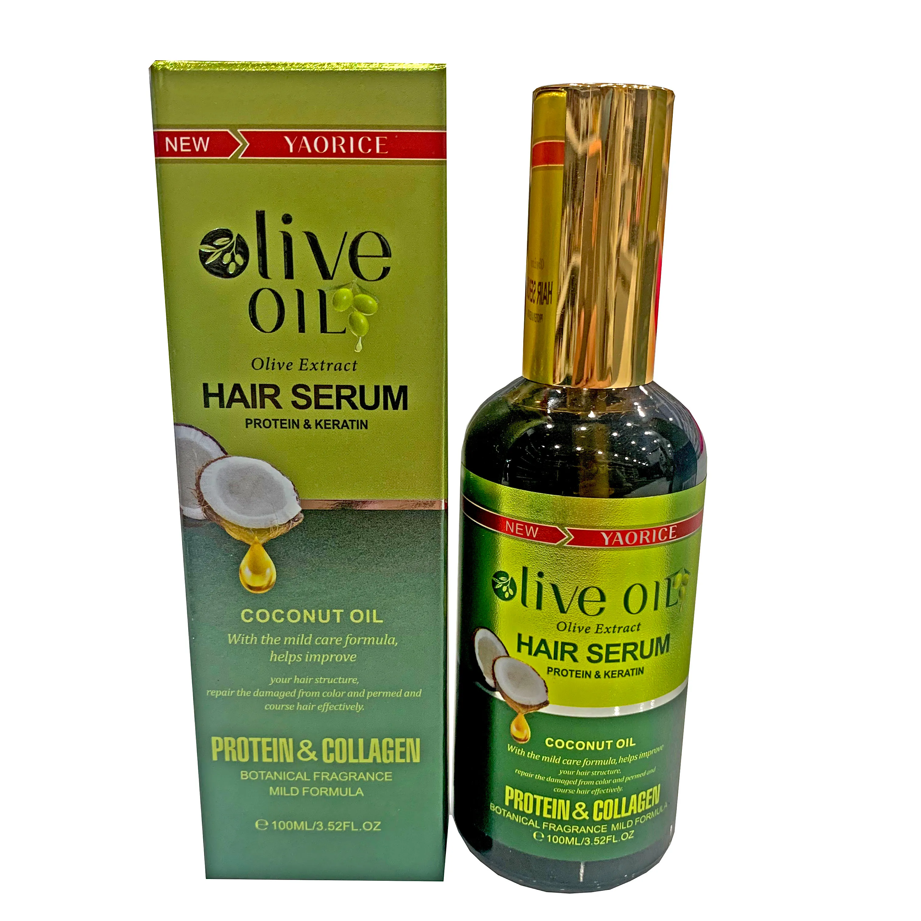 Olio d'oliva siero per capelli al cocco formula naturale per piante siero per capelli senza SUFT 900ml