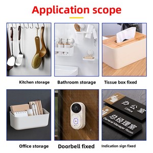 YongYu fabricante tamaño de fábrica gratis personalizado reutilizable transparente Nano cinta de doble cara lavable impermeable adhesivo extraíble - Product Image 5