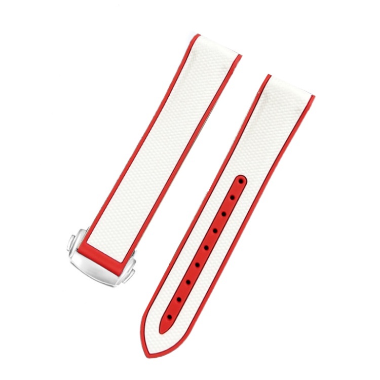 Blanc et rouge et fermoir