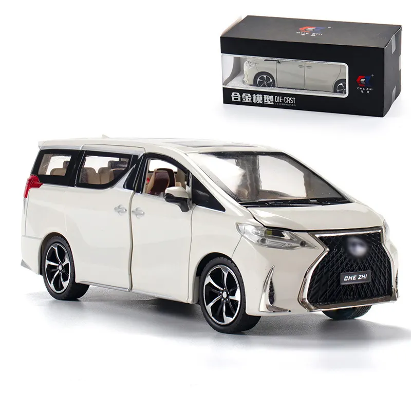 LEMON 1:24 Scale LM300 MPV Alloy Simulation Car Model Diecast Toy Souvenir Collectible Gifts Ornaments Collection Boys Toys