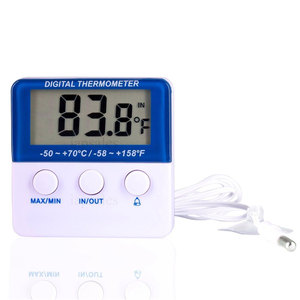 -50 C - 70 C数字冰柜冰箱温度计，带温度警报和电缆传感器 - Product Image 2