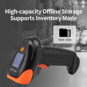 JINGXIN High Quality <strong>Qr</strong> <strong>Code</strong> Reader Wireless BT Barcode Scanner with LCD Screen Display - Product Image 5