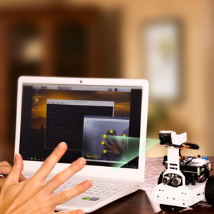 Hiwonder GoGoPi ahududu Pi 4B akıllı görüş Robot araba Python programı eğitim ekipmanları
