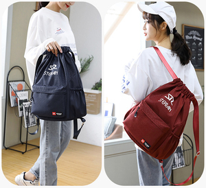 Mochila impermeable para exteriores, bolsa con cordón para el hombro, con patrón de fútbol, mochila Oxford para Gimnasio Deportivo - Product Image 4