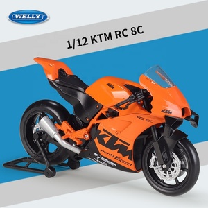 WELLY Diecast 1:12 Scale KTM <strong>RC</strong> 8C Motorcycle Alloy Model Diecast Toy Model Motorcycles - Product Image 2