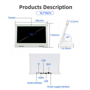 Pantalla táctil inteligente Android de escritorio de 10 pulgadas, Monitor de publicidad Lcd, pantalla de señalización Digital Vertical - Product Image 5