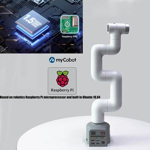 Open-Source AI Visuelle Erkennung Raspberry Pi 280 Roboterarm 6 DOF Programmable Maker Education Kit Zeit begrenzte Bildung