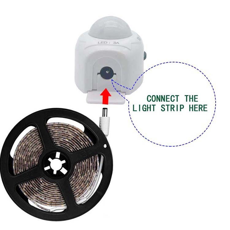 DC5V-12V Mini PIR Motion Sensor Switch for LED Lighting 2835 Led Strip Led Bar
