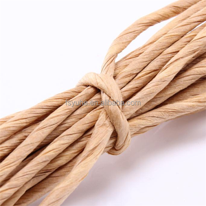 Corda tecida redonda <span class=keywords><strong>Use</strong></span> para alça hang-tag presente artesanato brinquedos vela pavio tecelagem pet papel corda