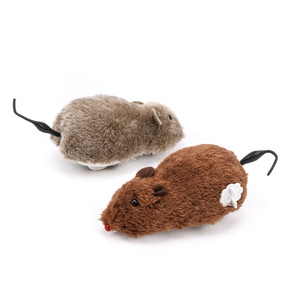 Funny Interactive Pet for Cat Toys Pet Dog for Cat Plush Funny Toy <strong>Mouse</strong> Animal Clockwork Spring Wind up <strong>Running</strong> <strong>Mouse</strong> - Product Image 2