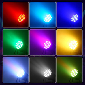 ไฟเวที RGB 54*3W ทนทานใหม่ DMX215ไฟ LED สามในหนึ่งเดียวใช้สำหรับงานแต่งงานงานเลี้ยงดีเจดิสโก้ - Product Image 4