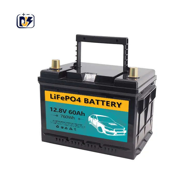 Dj 'S 12V 60Ah Lithium Batterij Voor Elektrische Voertuig Zwengelen 12V 60Ah Auto Startaccu CCA800 LiFePO4 Batterij Packs met Bms