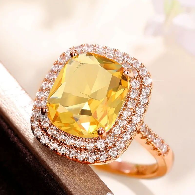 yellow + rose gold