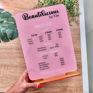 Tùy chỉnh đa-giá danh sách gương mẫu cá nhân Acrylic dấu hiệu cho kệ trưng bày - Product Image 1