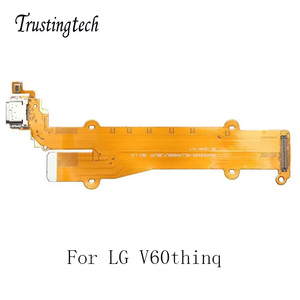 Şarj fişi Port bağlayıcı kurulu parçaları Flex kablo için Mic ile LG V30 V30S artı V35 V40 V50 vmic V60 ThinQ 5G - Product Image 5