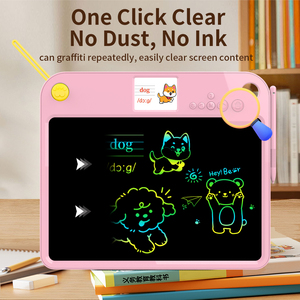 2-in-1 Customizable Large LCD <strong>Writing</strong> Pad Kids' Language Learning and Training Machine with Battery Power Plastic Material - Product Image 3