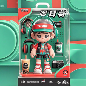 JYT 2025定制Chatgpt AI智能玩具人物入门包可定制动作人物和娃娃盒 - Product Image 2