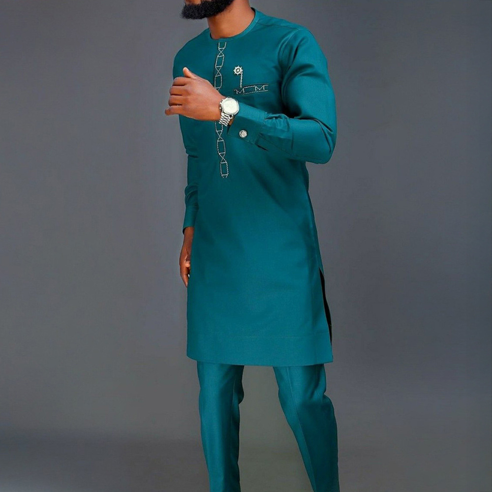 Ensemble deux pièces bleu paon