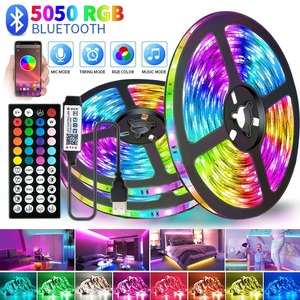Индивидуально адресуемые 5050 RGB светодиодные полосы света водонепроницаемые 12 В ИК управление бесплатно Пользовательское Программирование IP20 10 м SMD светодиодные полосы - Product Image 3
