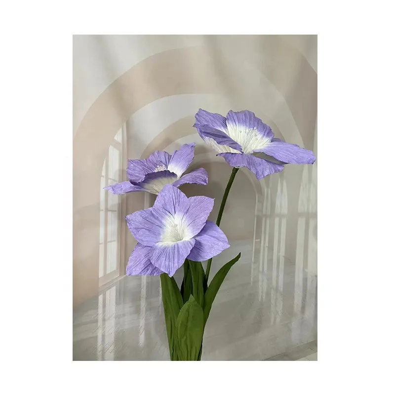 Hochwertige große echte Touch Calla Lily Pu künstliche Blumen weiß Hochzeit Party Heimdekoration Tisch Mittelteil