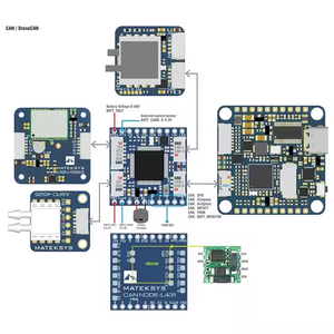 MATEK CAN-L431 AP_Periph может быть узлом 26x26 мм для ArduPilot GNSS Компас Барометр датчик воздушной скорости - Product Image 4