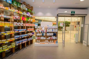 Perakende tıbbi mağaza sayacı tıbbi mağaza rafları eczane rafları duvara monte eczane ekranı dolabı eczane