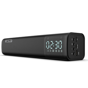Nuevo subwoofer inalámbrico con pantalla LCD digital Q2 Bluetooth 5,0 10W 2200mAh sonido de graves pesados HIFI barra de sonido Bluetooth de alta calidad - Product Image 1