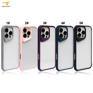 Temizle TPU akrilik şeffaf şok dayanıklı toplu ve kamera koruyun cep cep telefonu kılıf kapak iPhone 15 artı/15 Pro 16 - Product Image 2