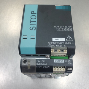 Neue und originale 6EP1334-3BA00 SITOP Modular Power Supply-24VDC-10A. 4E-48 Lagerbestand im Warehouse PLC Programming Controller - Product Image 1