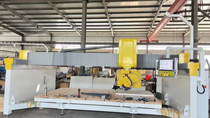 5 Arix Bridge Saw <strong>CNC</strong> Stone Cutting Machine 5 <strong>Axis</strong> <strong>CNC</strong> <strong>Router</strong> Quartz Bridge Saw for Marble Cutting Granite Stone Cutting Machine - Product Image 4