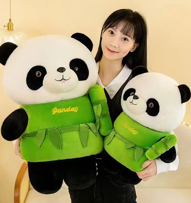 Nice Soft Plush Toy Carnaval Brinquedos Big Plush Cartoon Panda Brinquedos Stuffed Animal Claw Machine Boneca para crianças