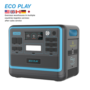 ECO PLAY 2400W便携式电站，2048Wh LiFePO4电池容量，家庭备用太阳能发电机，德国快速交付 - Product Image 1