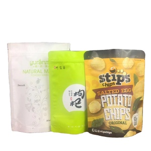 Özel baskılı Stand up fermuar kese aperatif ve köşebent PE & Pet malzeme ile PET gıda ambalaj çanta Zip üst sızdırmazlık kolu - Product Image 1
