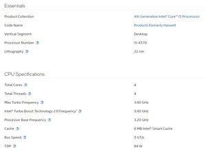 ביצועים גבוהים i5 4570 cpu ליבה i5 i5 הדור הרביעי מעבד 4 סך כל הליבות מעבד עבור מחשב - Product Image 3
