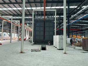 เครื่องยิงระเบิดสายพานลำเลียงแบบอัตโนมัติส่งตรงจากโรงงานจัดส่งรวดเร็วเหมาะสำหรับการรักษาพื้นผิวโลหะจำนวนมาก - Product Image 3