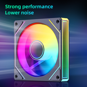 SNOWMAN RGB Cooling Fan for Gaming PCs Silent Bright Colorful Lights Adjustable Speed <strong>Optimized</strong> Airflow 5V Plastic <strong>Computer</strong> Case - Product Image 5