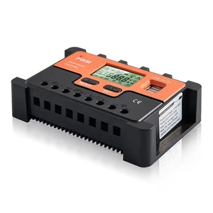 Controlador de carga solar 10a 20a, controlador de carga solar, carregador de bateria com tamanho até <span class=keywords><strong>60v</strong></span>