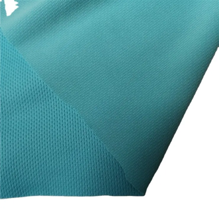 Spor esneklik bitmiş örgü Polyester kumaş için hızlı kuru Polyester spandeks file kumaş