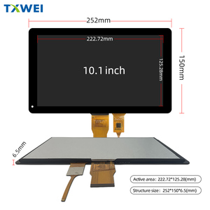 Interfaz TFT LCD RGB de 10,1 pulgadas Resolución de 1024x600 con panel táctil capacitivo - Product Image 4