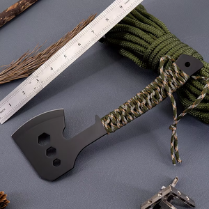 Xách tay thép không gỉ cắm trại rìu nylon ngoài trời dây xử lý với tách maul và hình lục giác cờ lê hatchet - Product Image 2