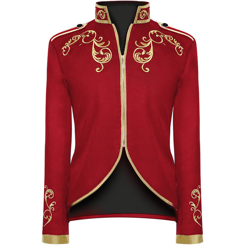 Costume de prince de cour rouge