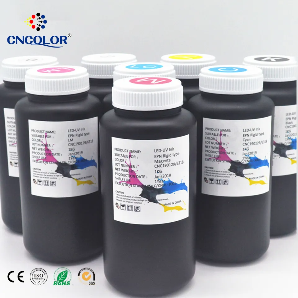 CNC Universal Led UV Ink สำหรับเครื่องพิมพ์อิงค์เจ็ท Epson L1800
