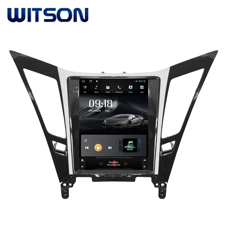 WITSON אנדרואיד 9.0 טסלה אנכי מסך אוטומטי DVD GPS רכב רדיו 2din עבור 2016 יונדאי הסונטה רכב רדיו